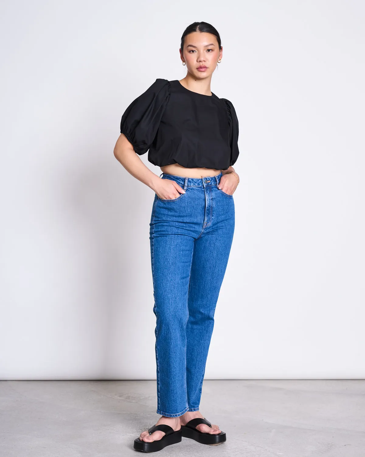 BLOUSE LAIDE BLACK