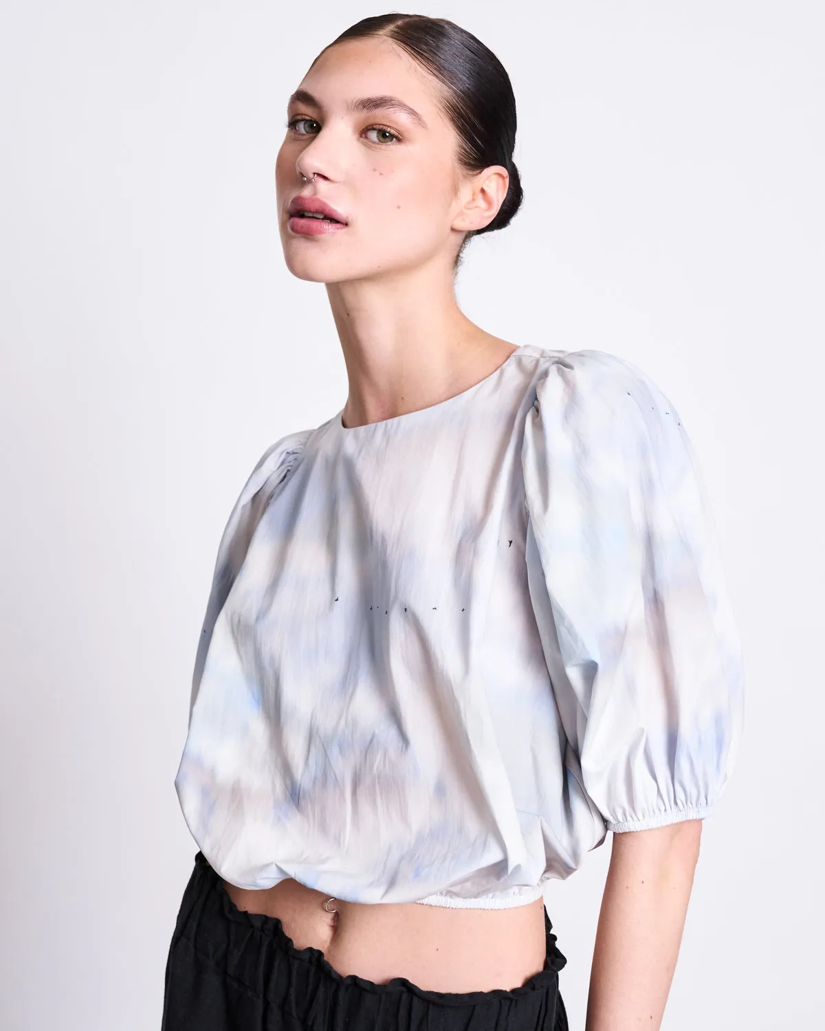 BLOUSE LAIDE CLOUD PRINT