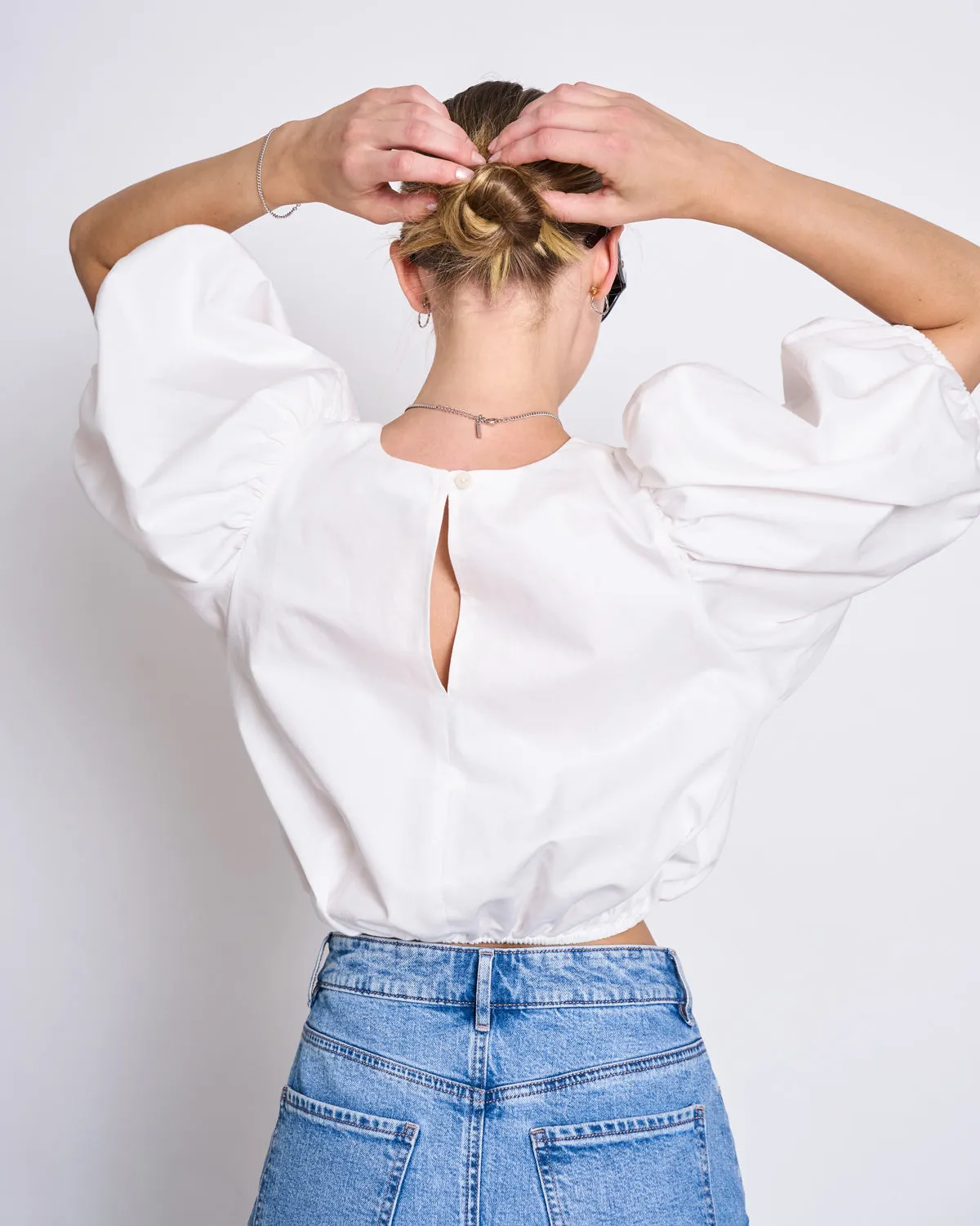 BLOUSE LAIDE WHITE
