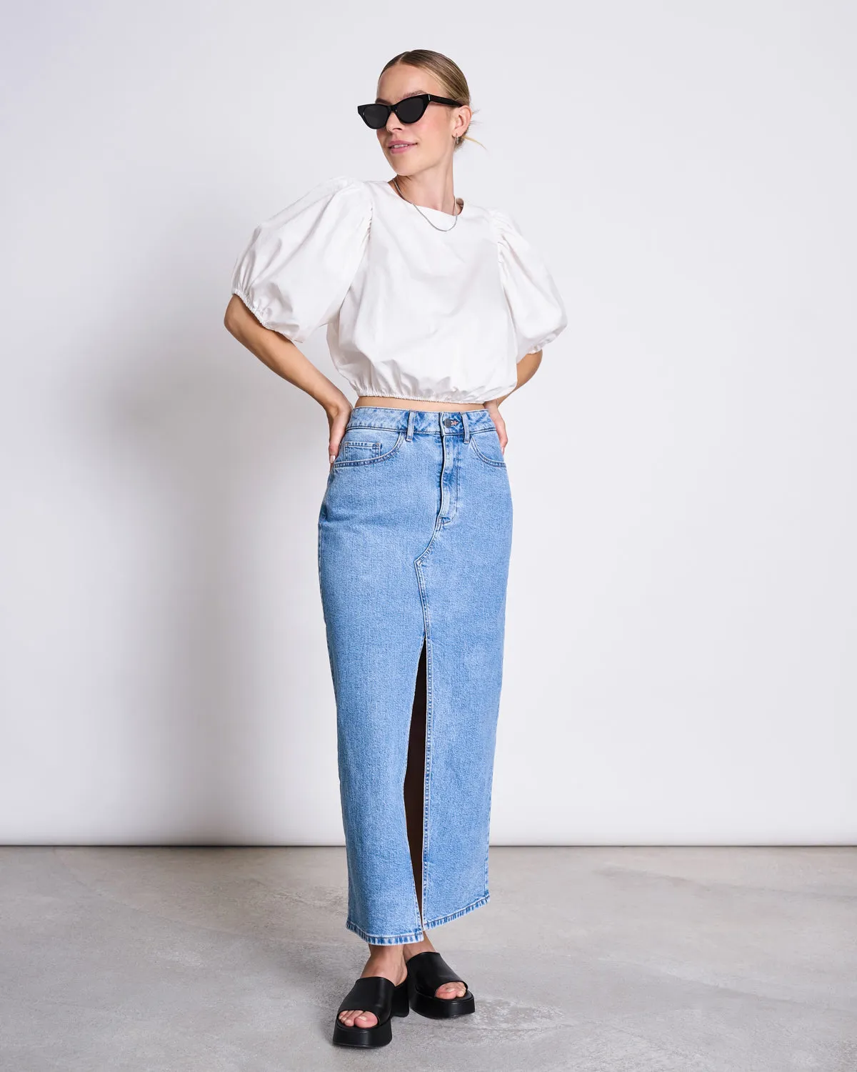 BLOUSE LAIDE WHITE
