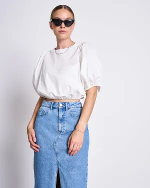 BLOUSE LAIDE WHITE