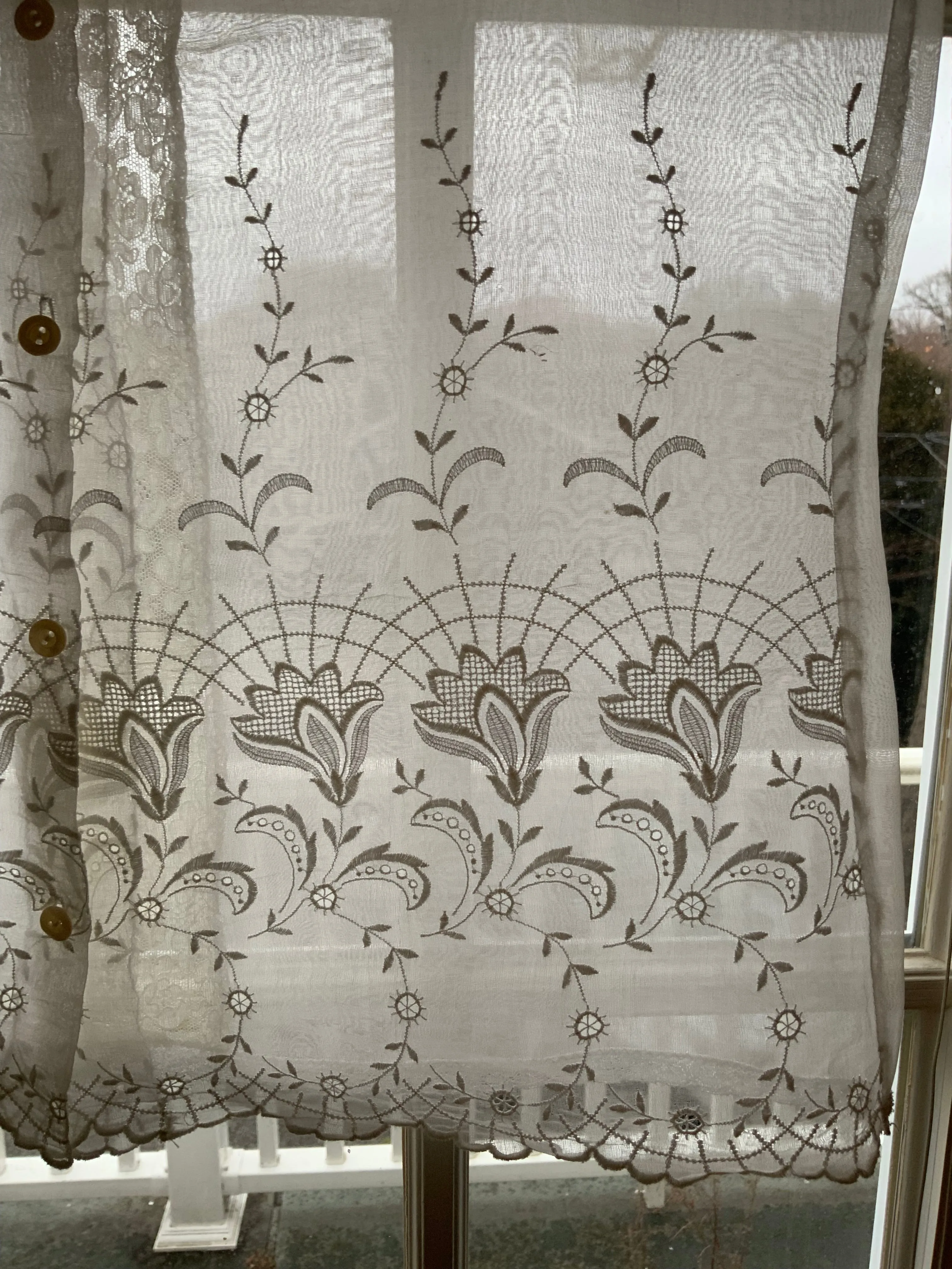 Blouse made with antique fabric - Y2K - E3