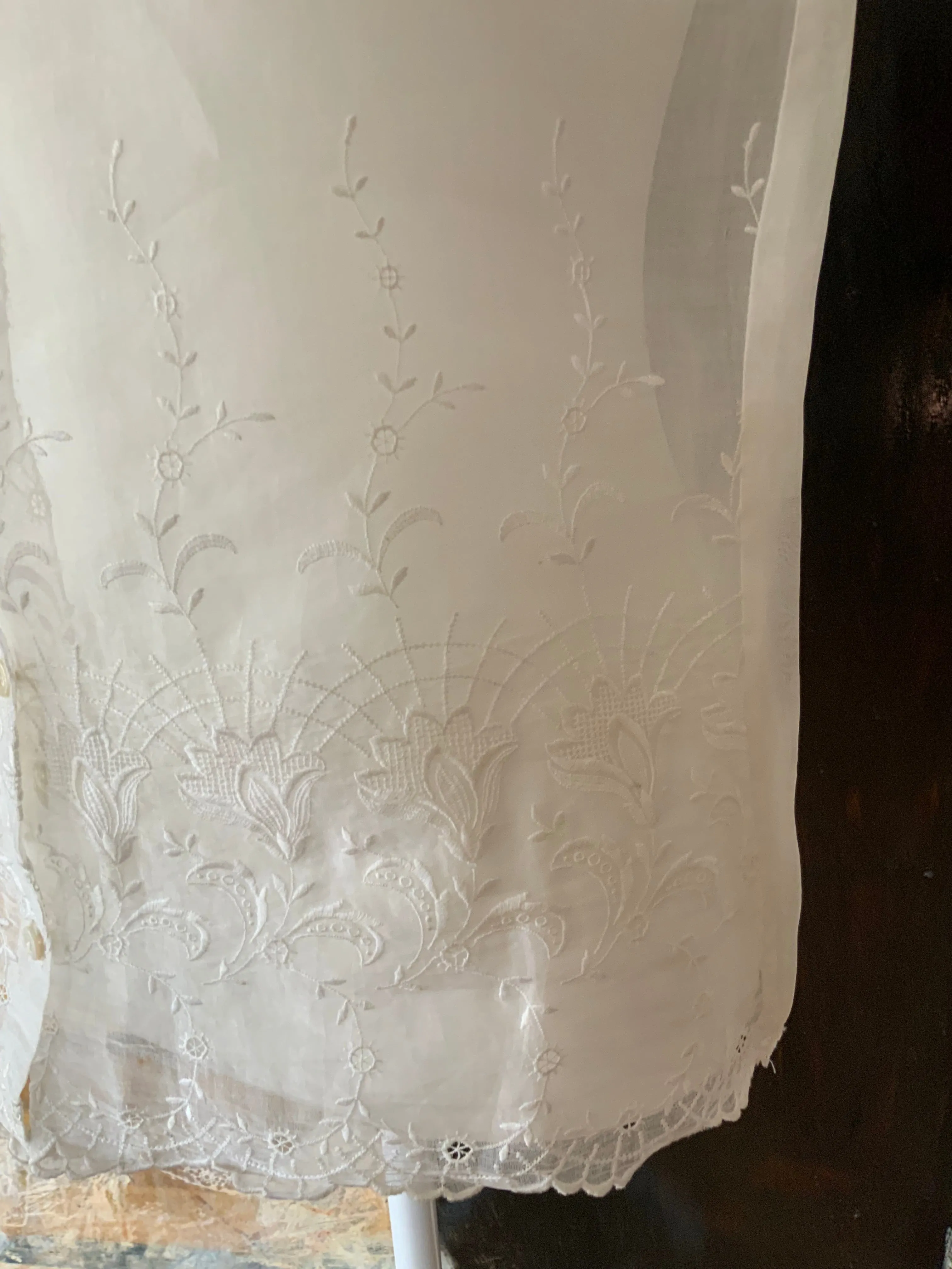 Blouse made with antique fabric - Y2K - E3