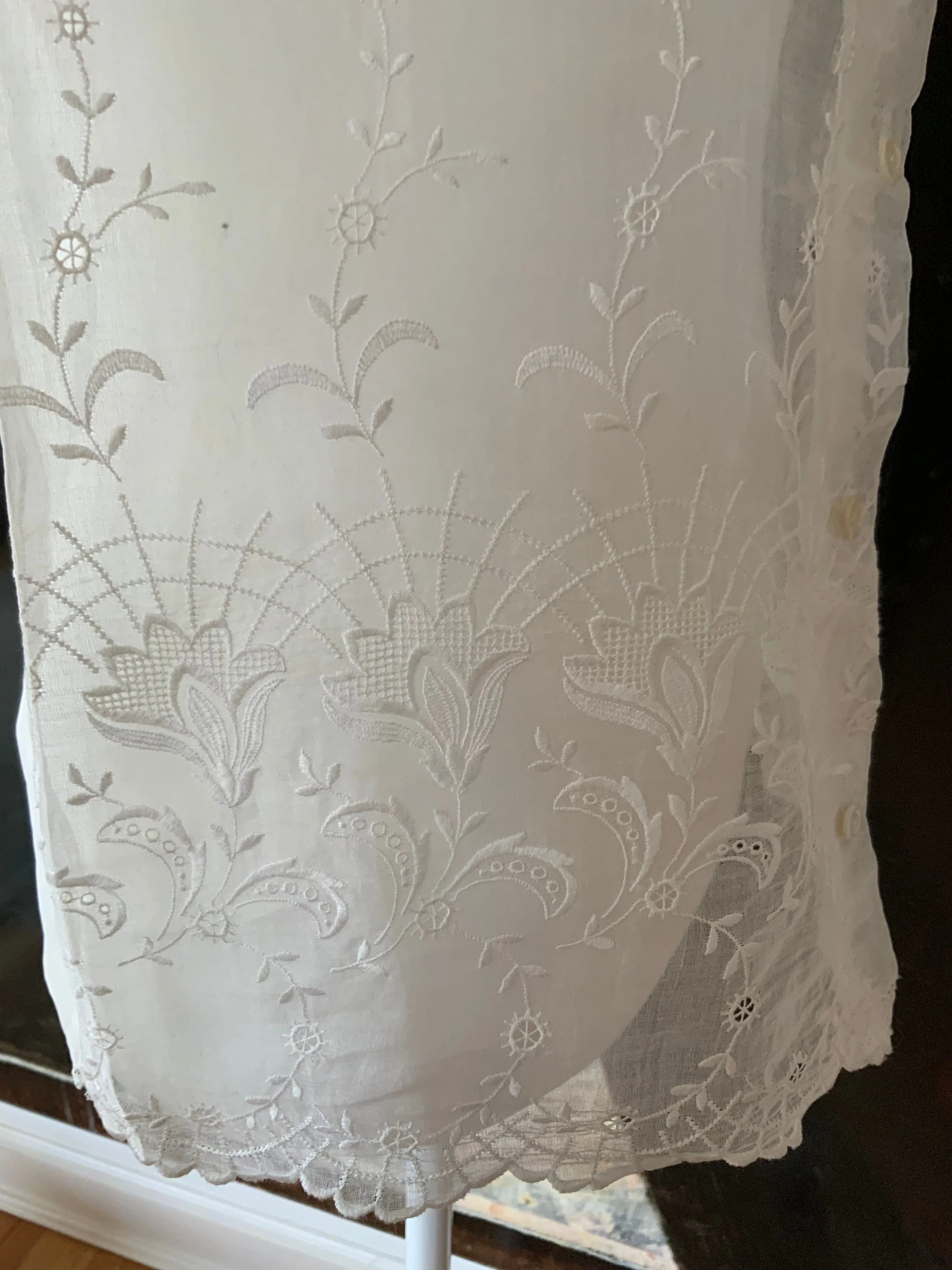Blouse made with antique fabric - Y2K - E3