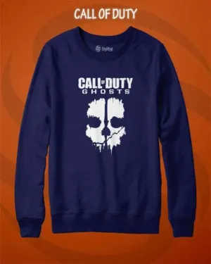 Blue Call Of Duty Printed Sweat Shirt For Women
