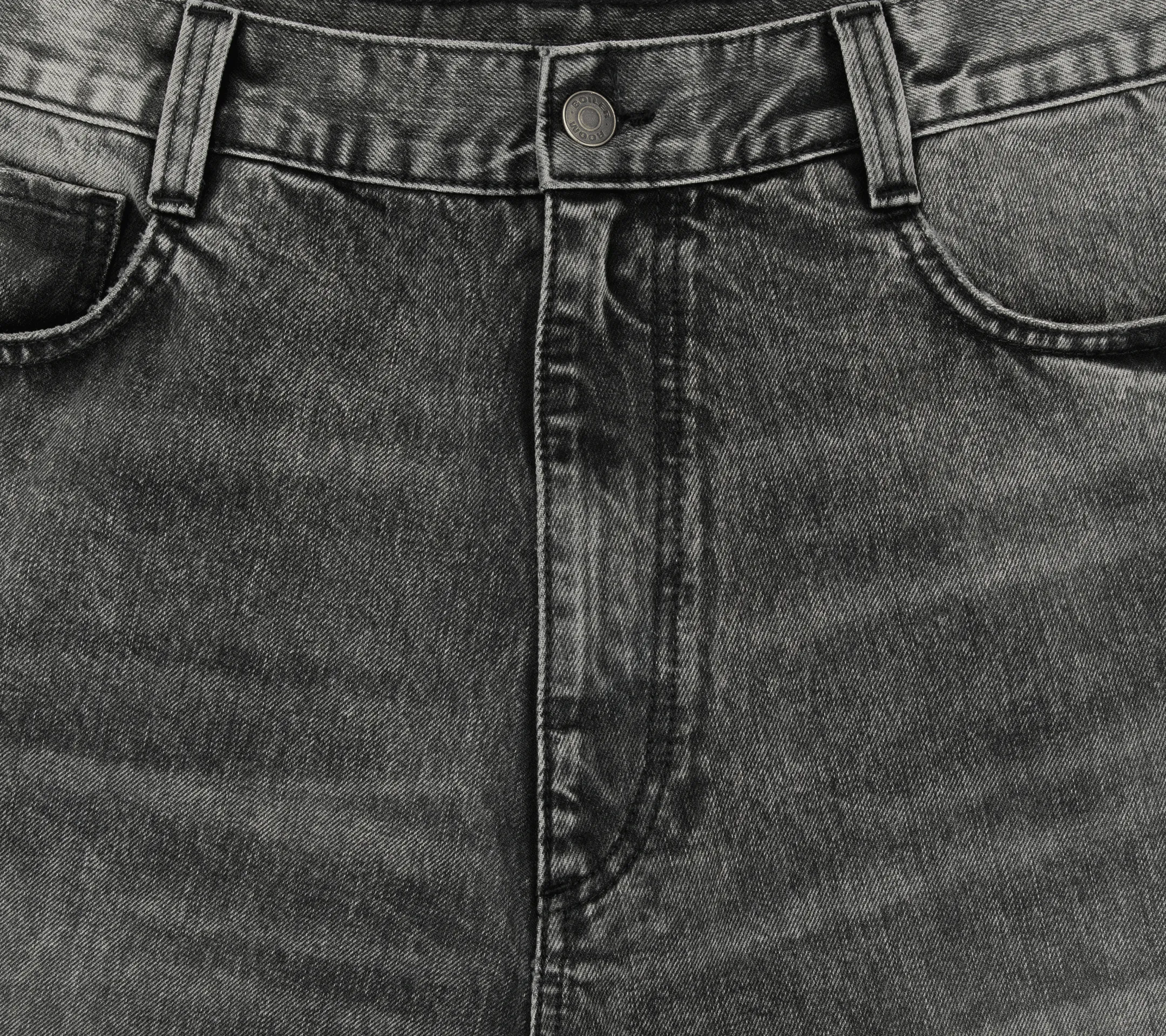 Boiler Room Printed 5 Pocket Jean