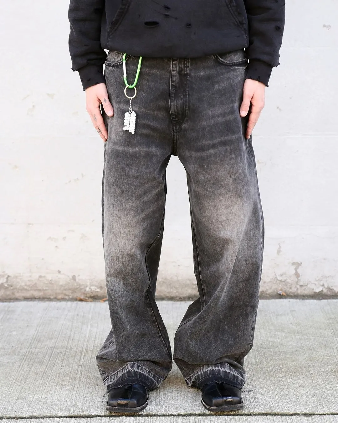 Boiler Room Printed 5 Pocket Jean