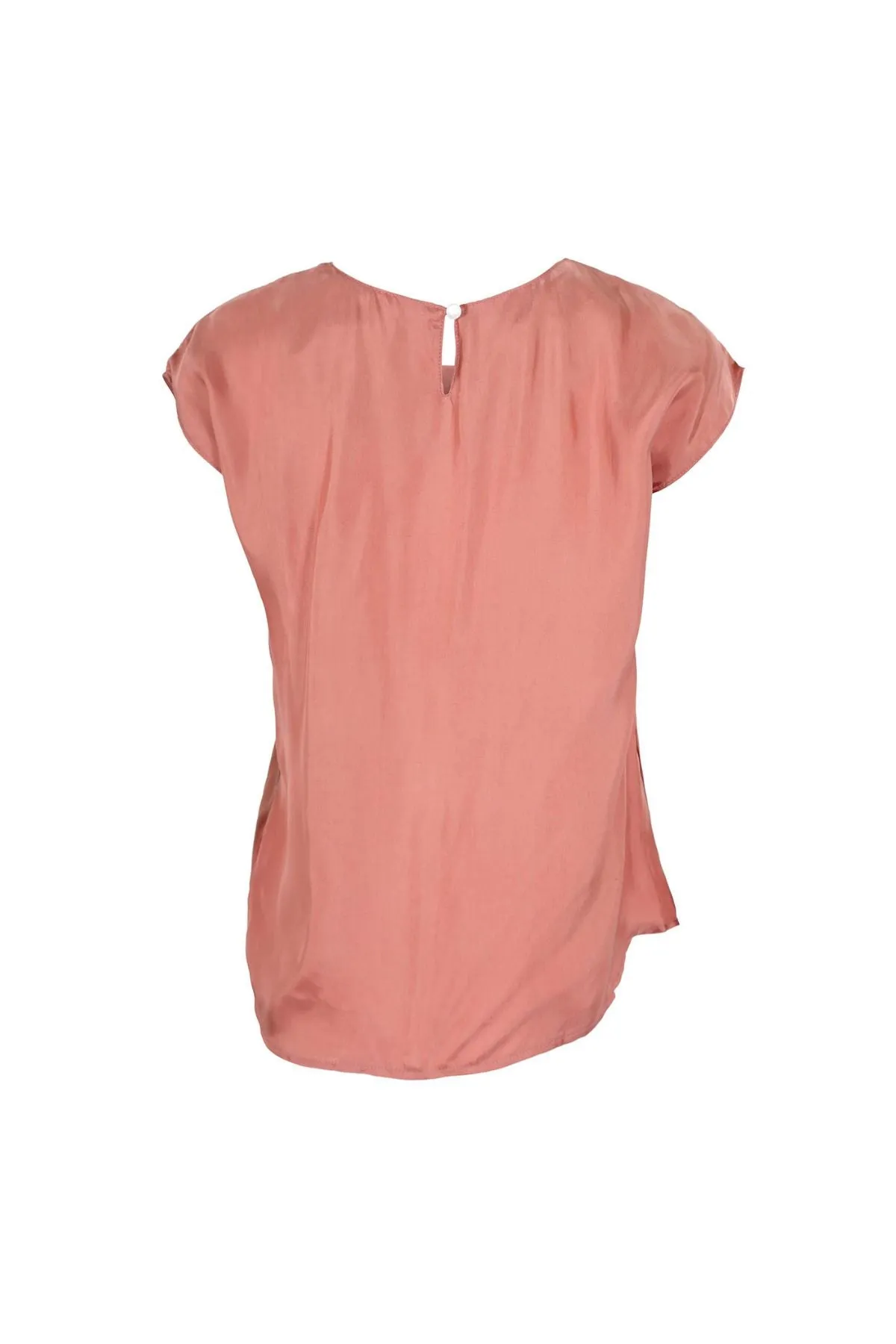 Bordeaux Tee Salmon In Cupro Twill