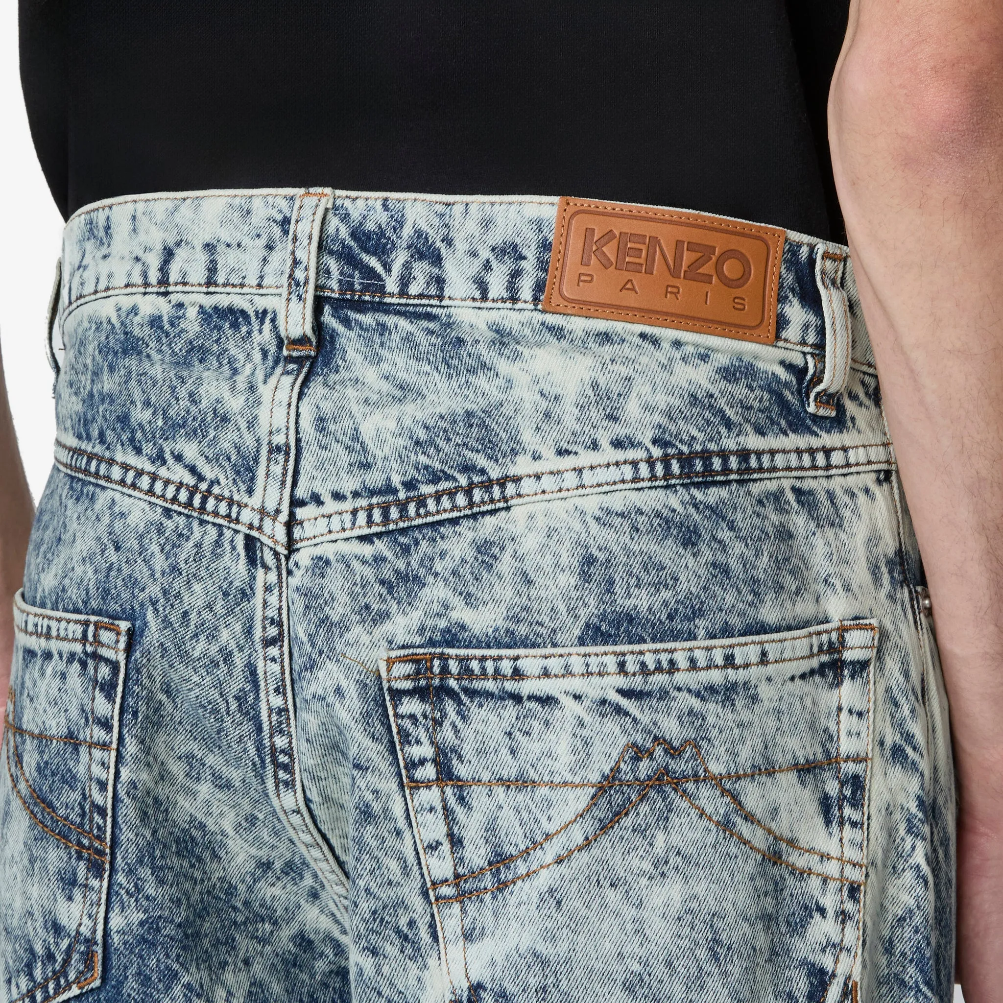 Botan Loose Fit Jeans Snow Bleached Blue Denim