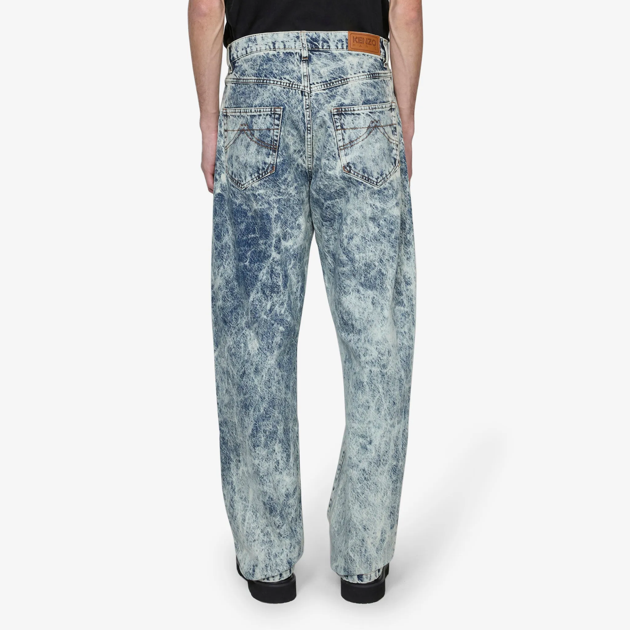 Botan Loose Fit Jeans Snow Bleached Blue Denim