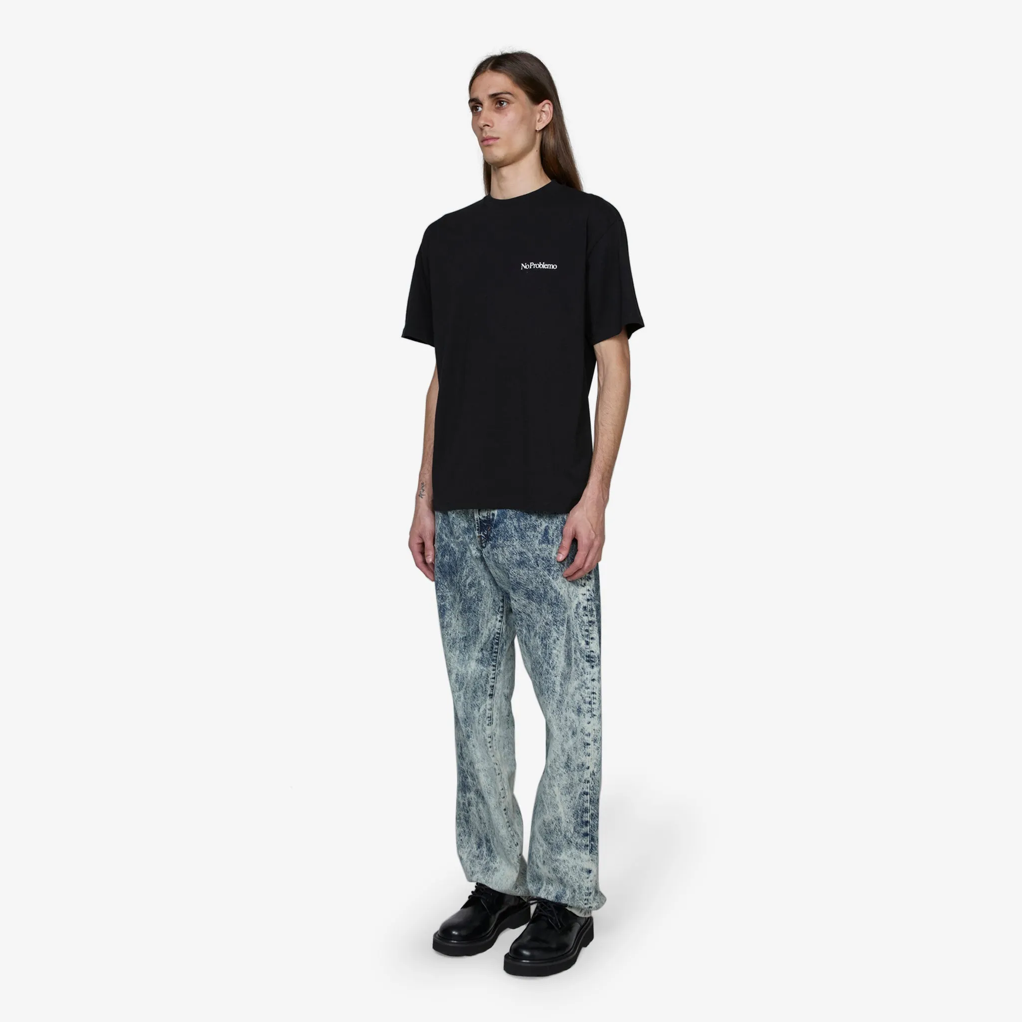 Botan Loose Fit Jeans Snow Bleached Blue Denim