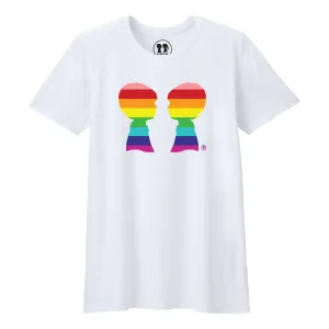 BOY MEETS BOY® White Unisex Pride Tee