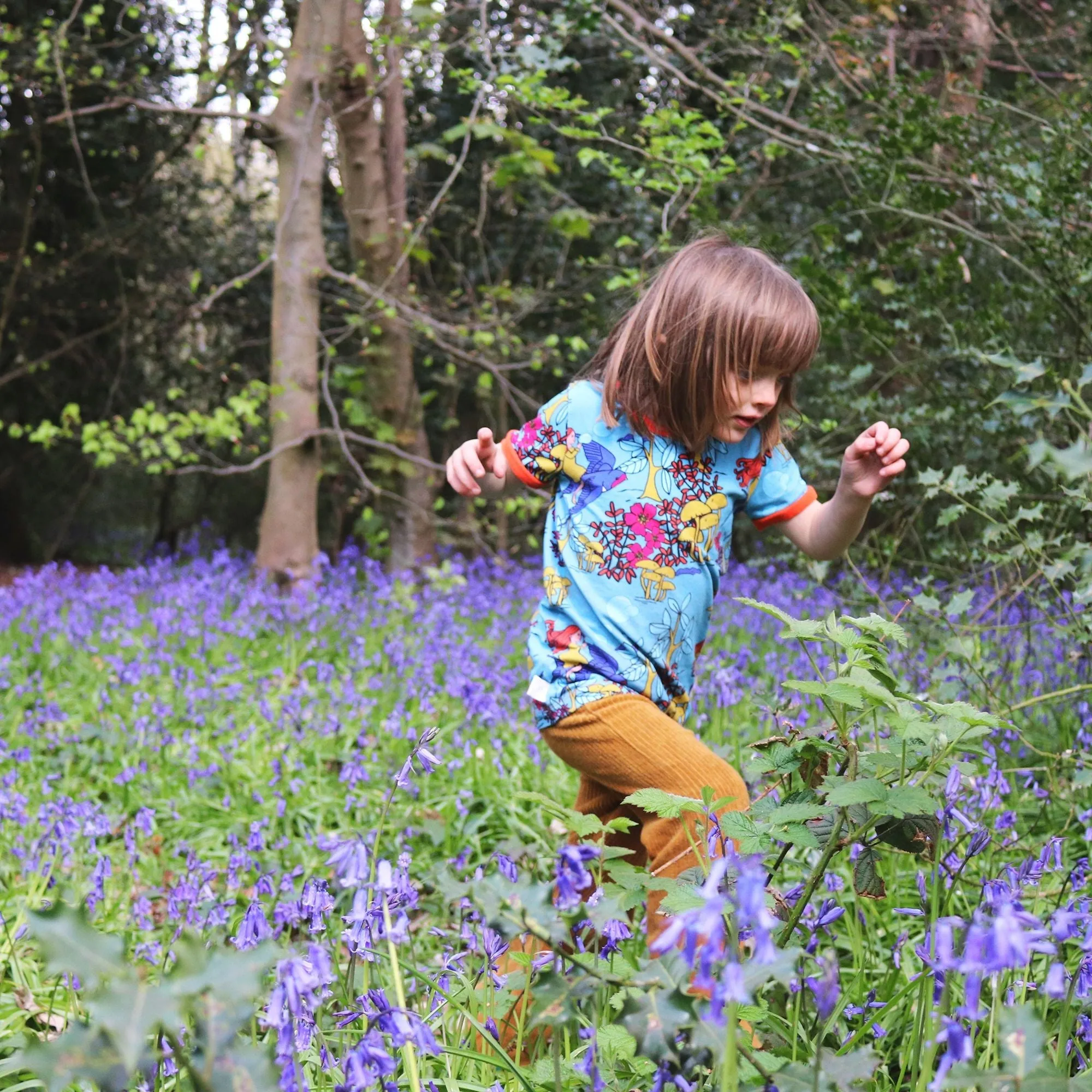 Bubbles and Swallow Short Sleeve Shirt - 2 Left Size 2-3 & 9-10 years