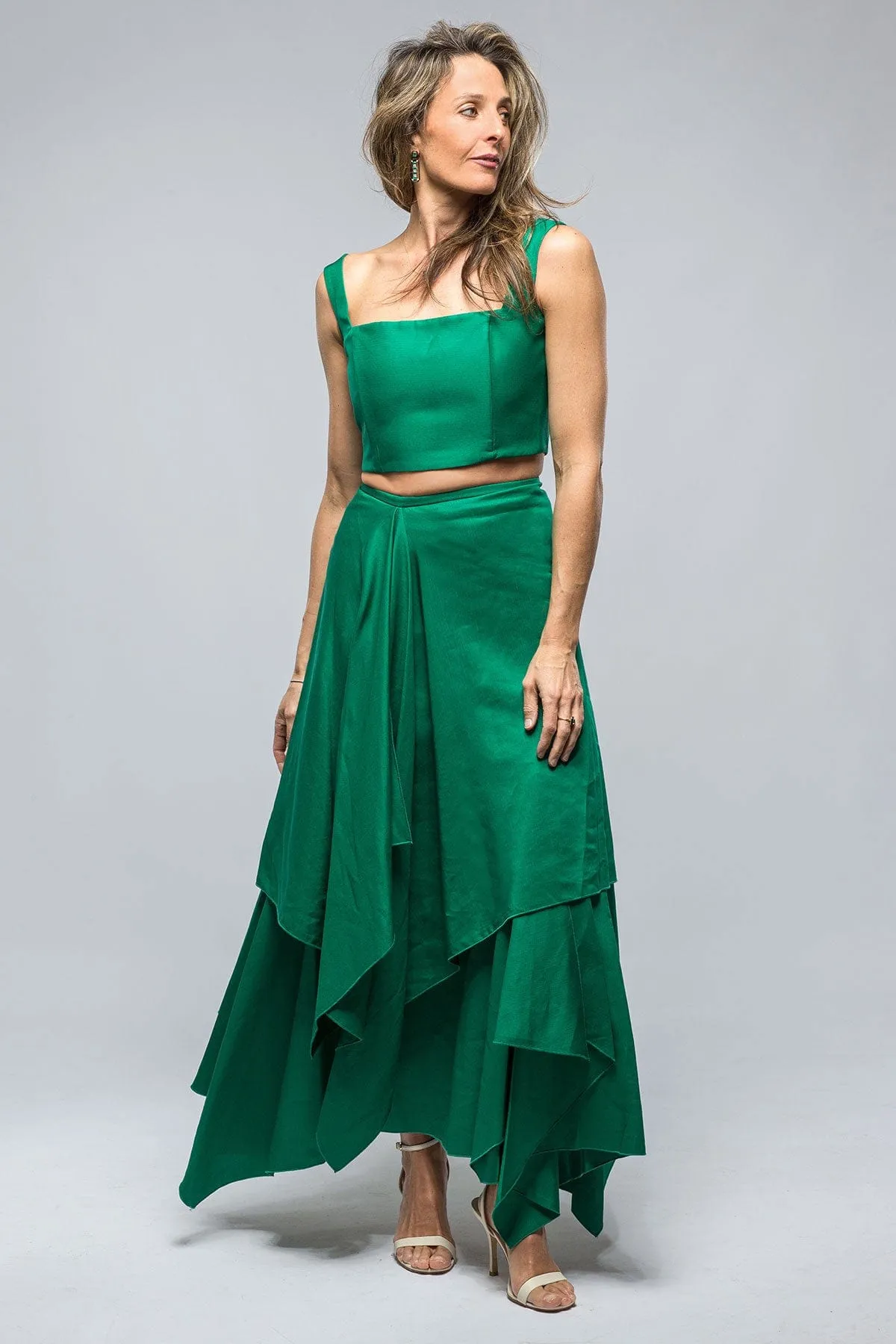 Buleria Skirt In Powin Matte Emerald