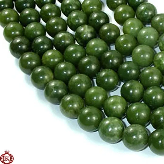 Canadian Jade Beads Smooth Round