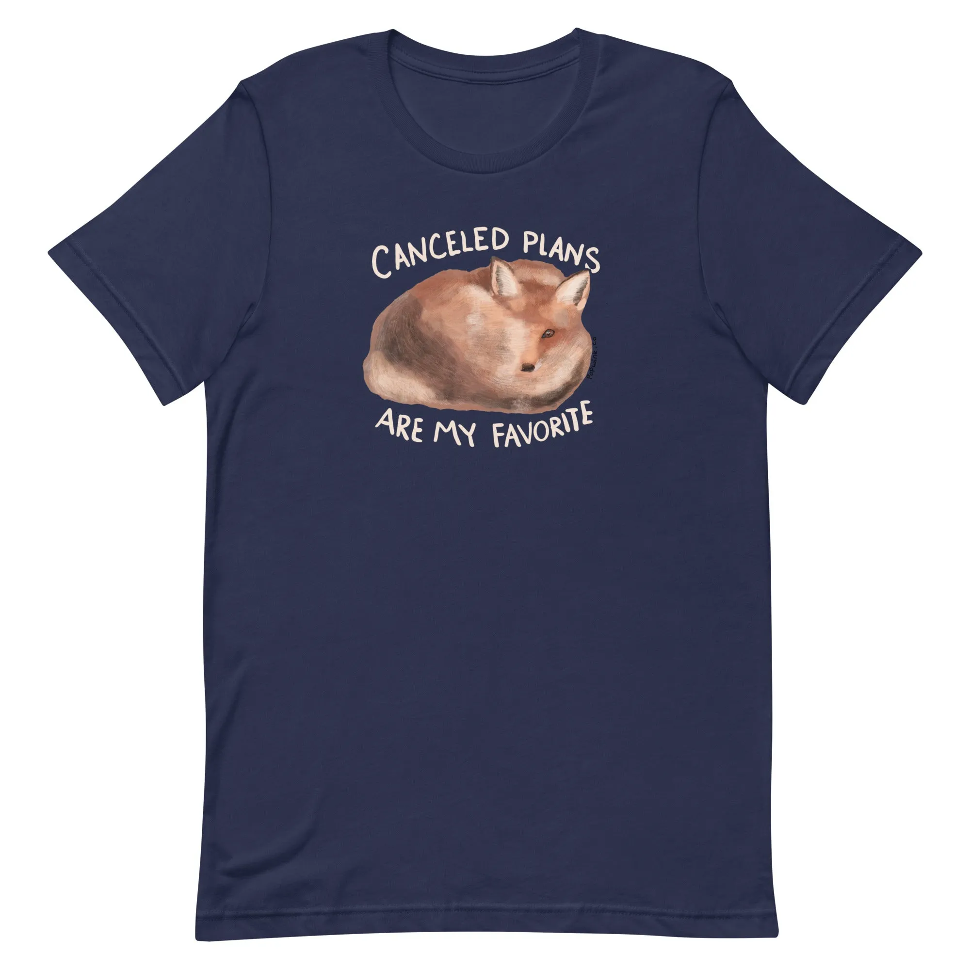 Canceled Plans are My Favorite Sleepy Fox T-Shirt