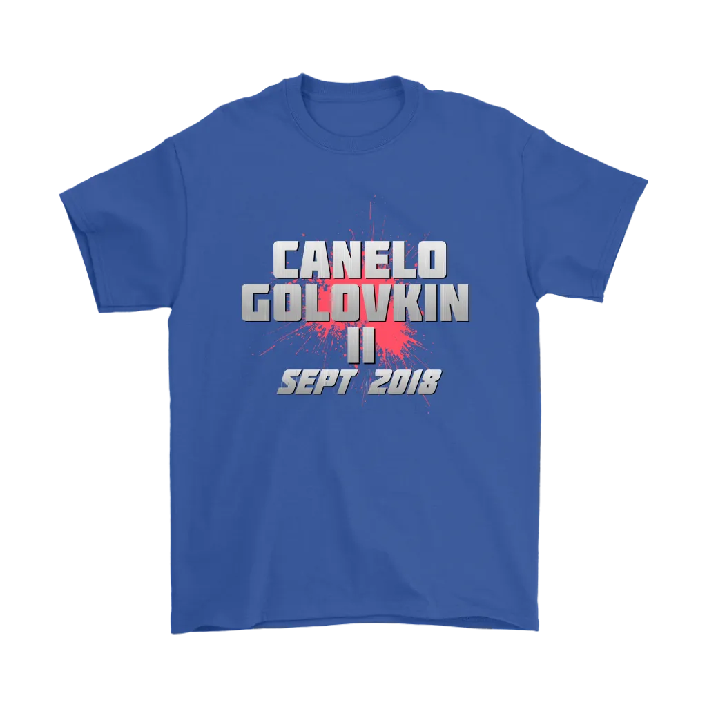 Canelo v GGG 2018  TXT Splatter T-shirt