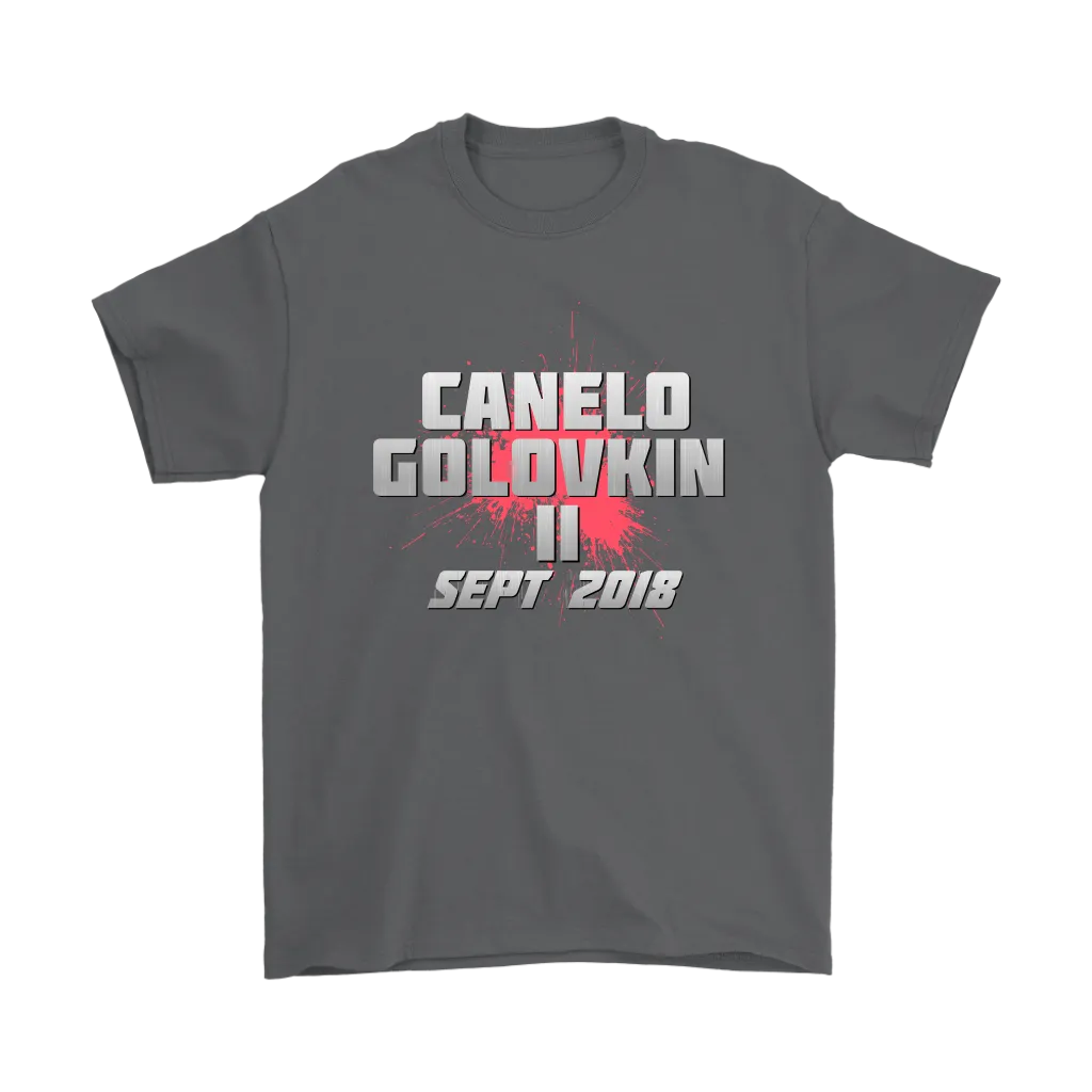Canelo v GGG 2018  TXT Splatter T-shirt