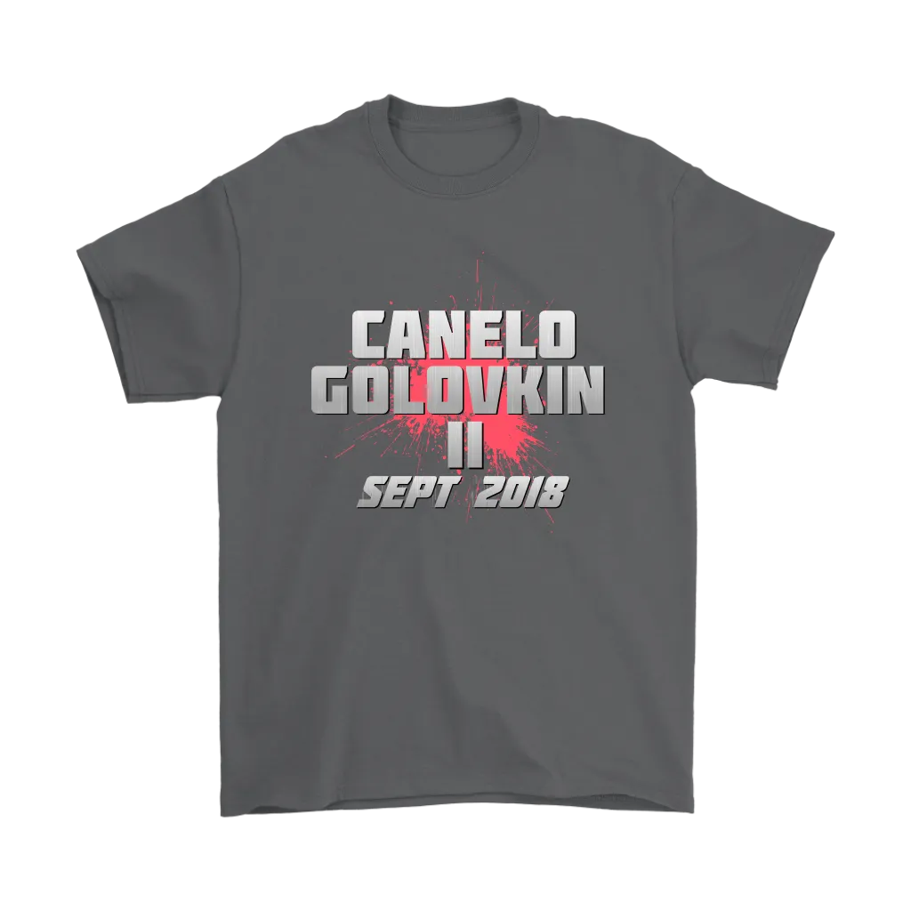 Canelo v GGG 2018  TXT Splatter T-shirt