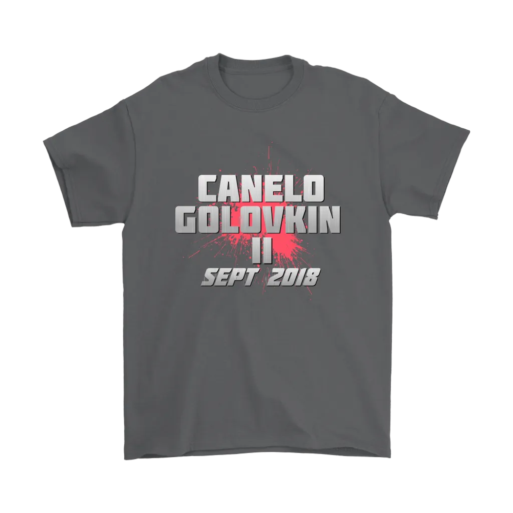 Canelo v GGG 2018  TXT Splatter T-shirt