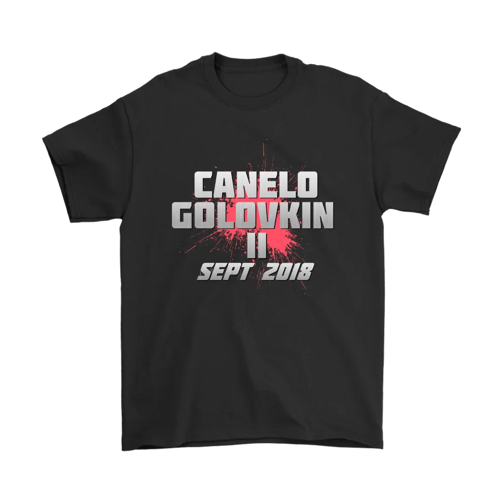 Canelo v GGG 2018  TXT Splatter T-shirt