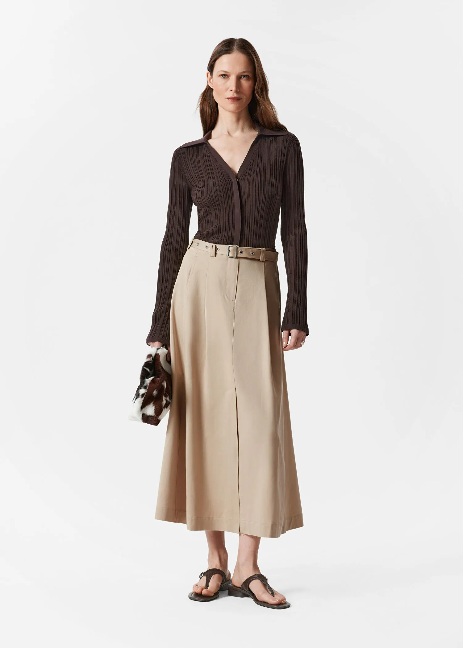 Cargo Midi Skirt