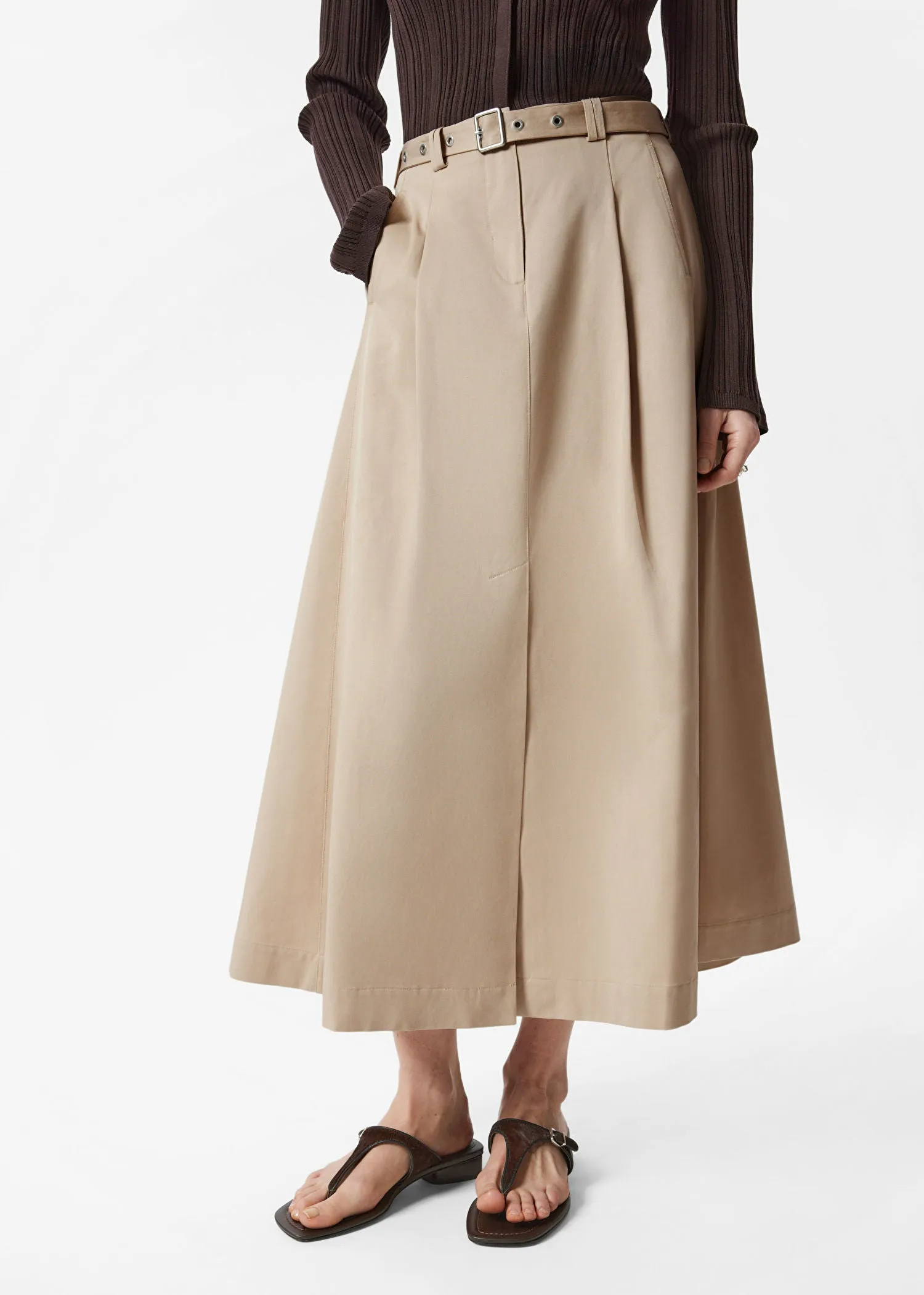 Cargo Midi Skirt