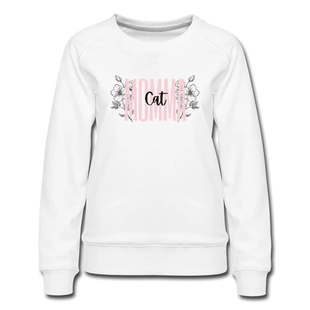 Cat Momma Floral Women’s Premium Sweatshirt