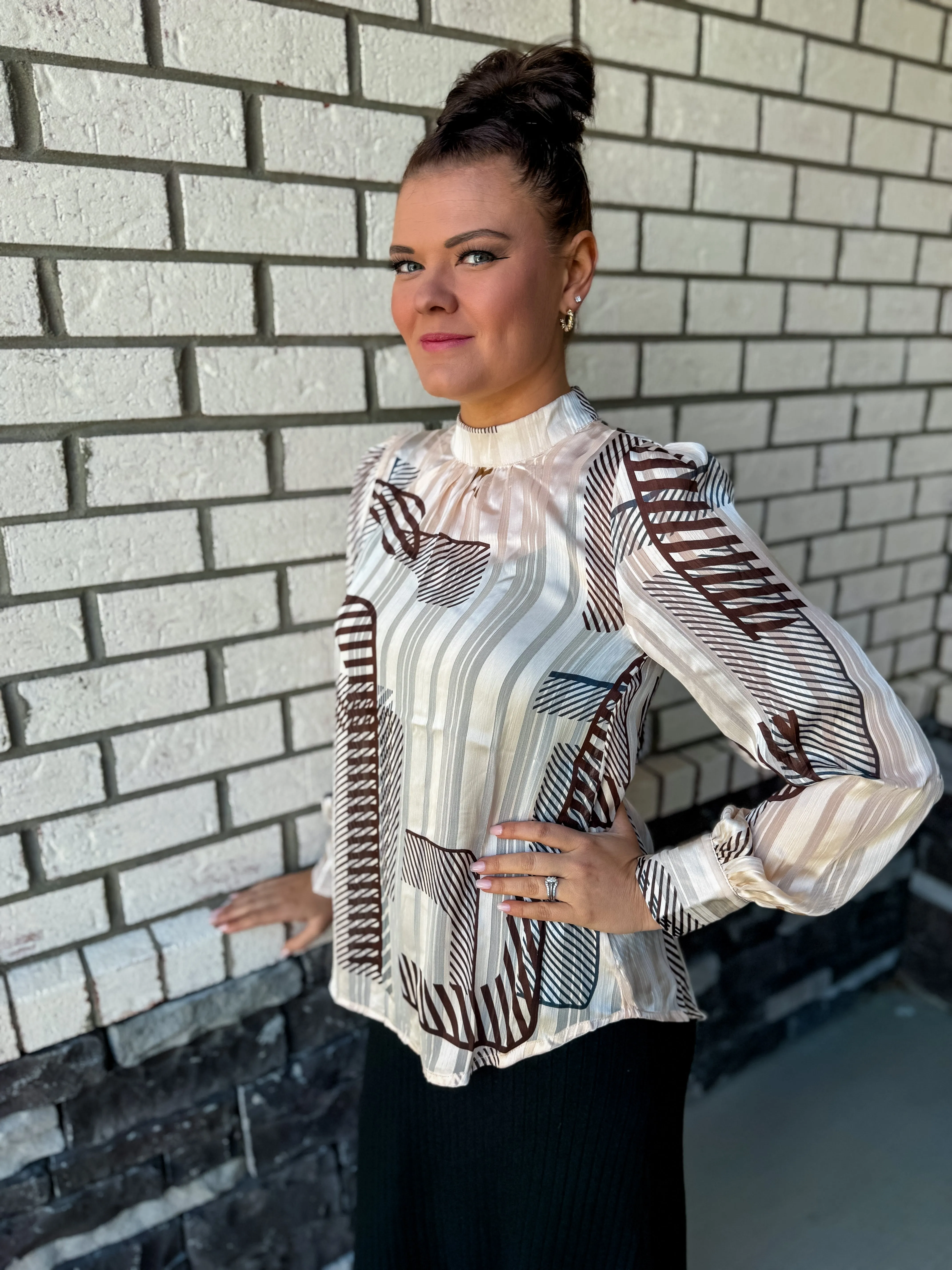 Celeste Keyhole Blouse