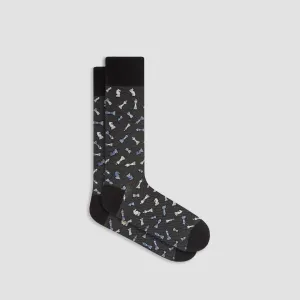 Chess Game Mid-Calf Socks