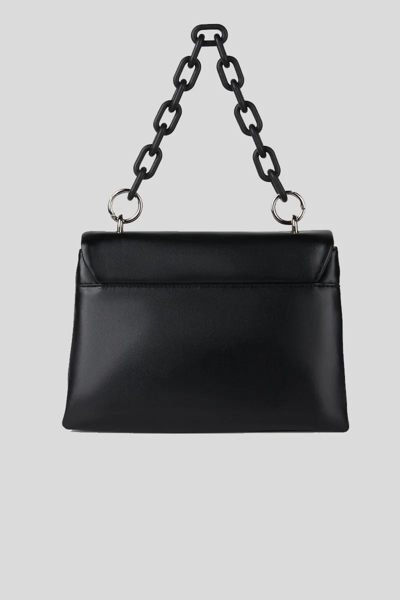 Claire Shoulder MD Smooth Ecoleather - Black