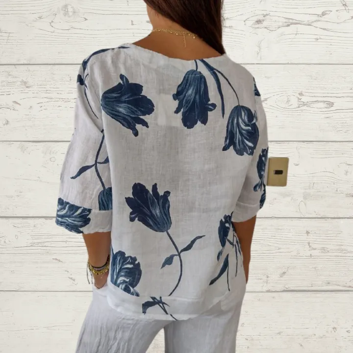 Clementine Casual Floral Elegant Women’s Shirt