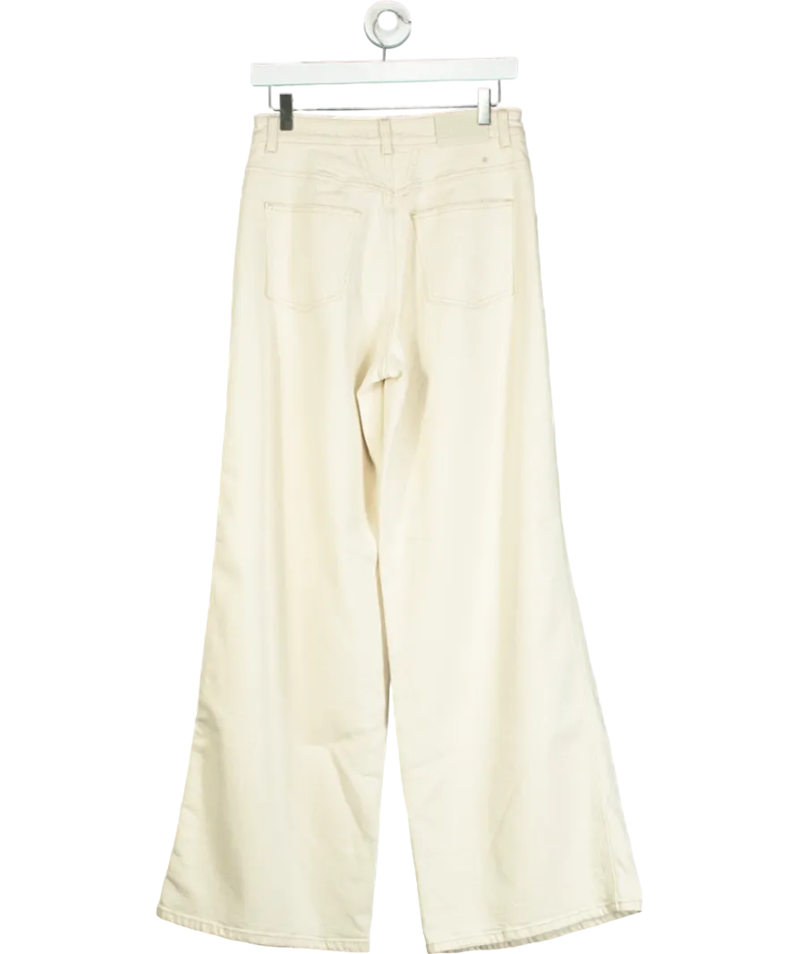 CLOSED Cream Wide-leg Denim Jeans W27