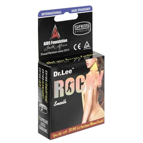 Condom Dr Lee Rocky Smooth 3