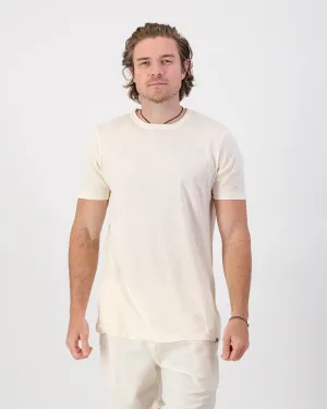 Cool Touch Cotton T-Shirt - Cream
