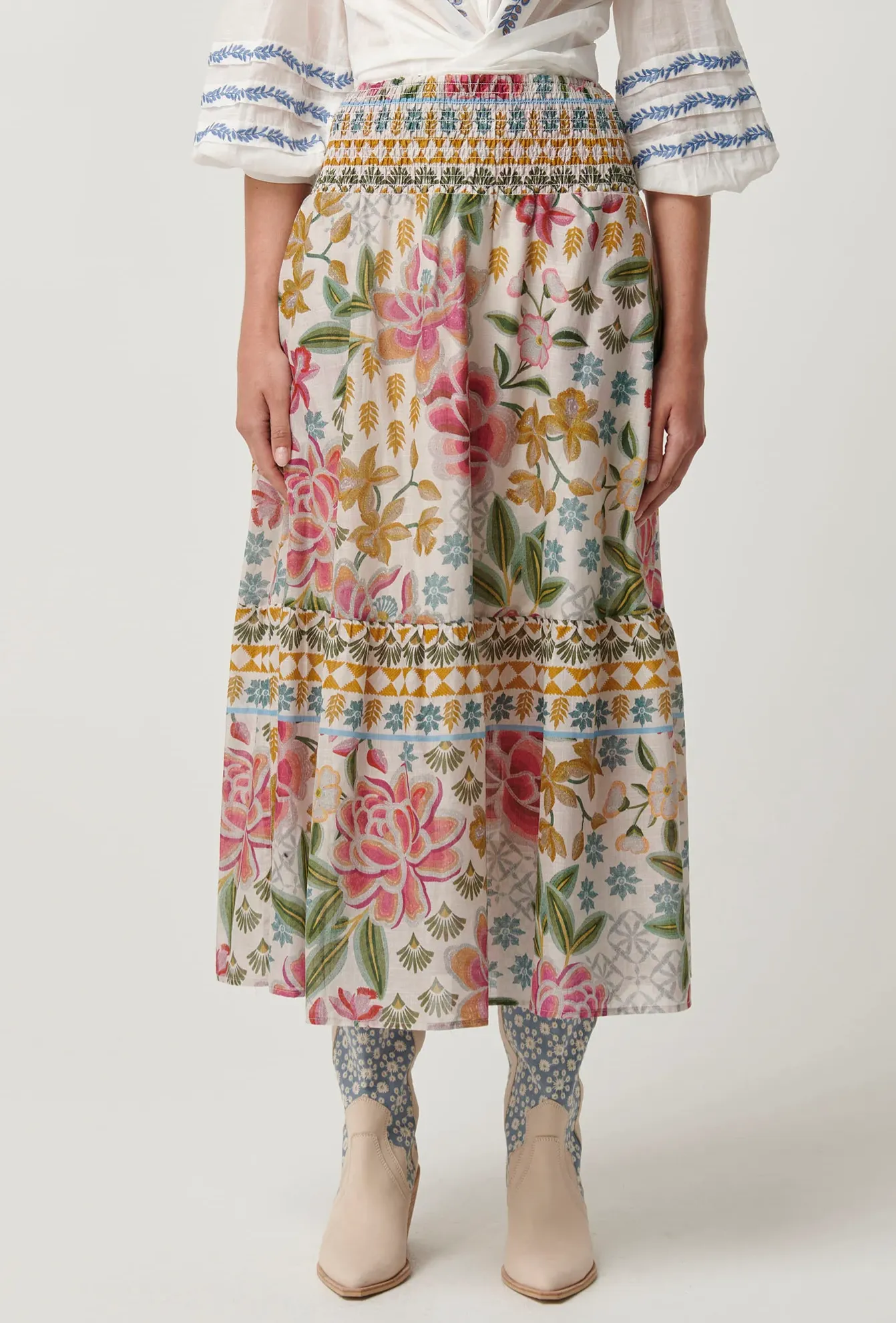 CORDELIA Cotton Skirt | AZALEA FIELDS
