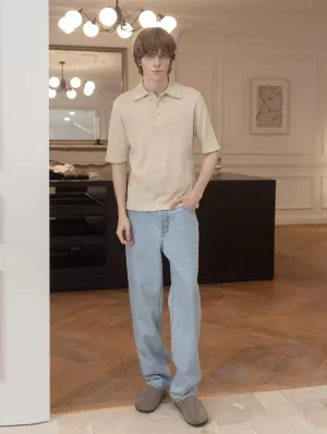 Cotton Linen Polo Shirt