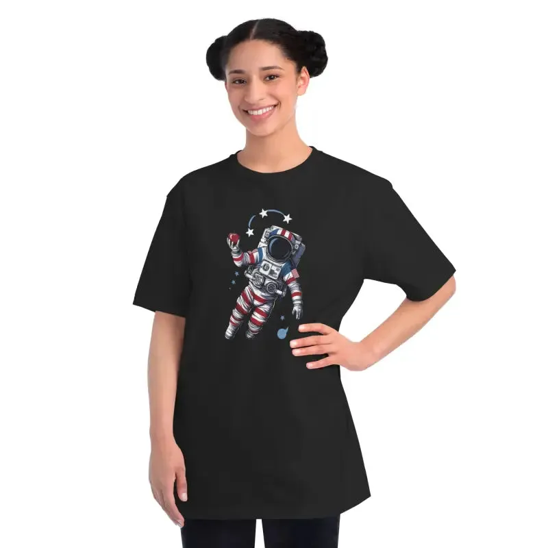 Cozy Astronaut Cosmic Tee for Playful Style