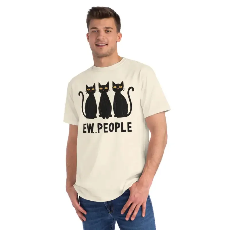 Cozy Cat Lovers Tee Organic Comfy Classic