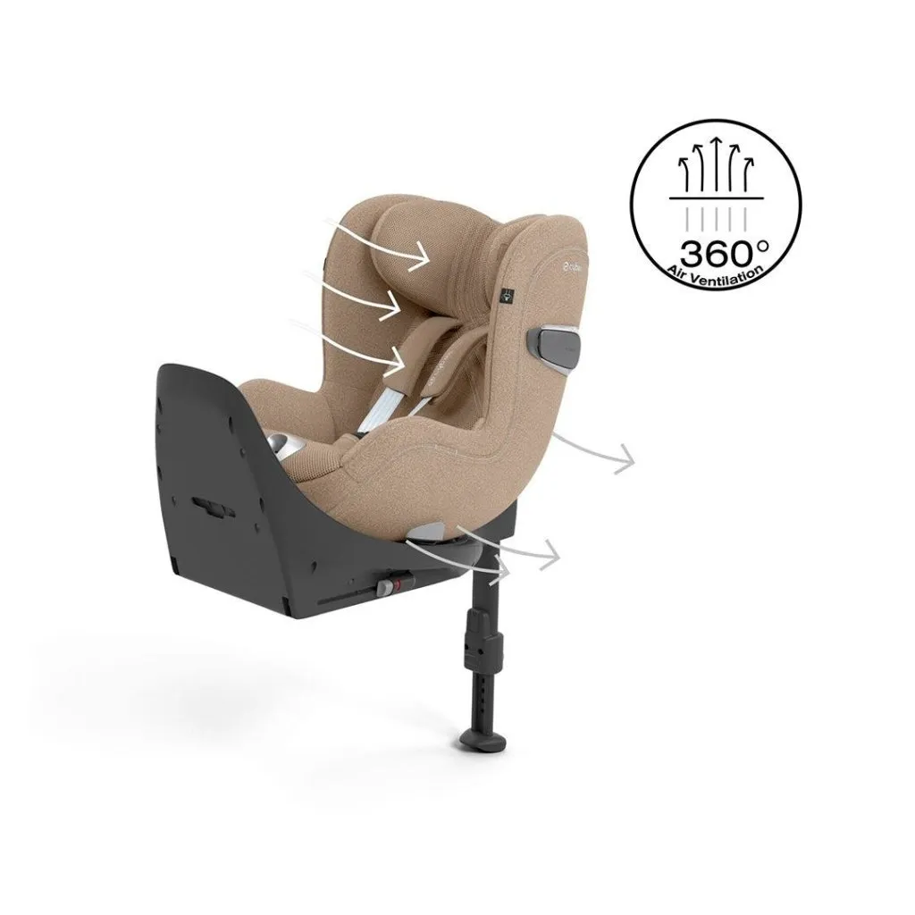 CYBEX Sirona T I-Size PLUS Car Seat - Cozy Beige