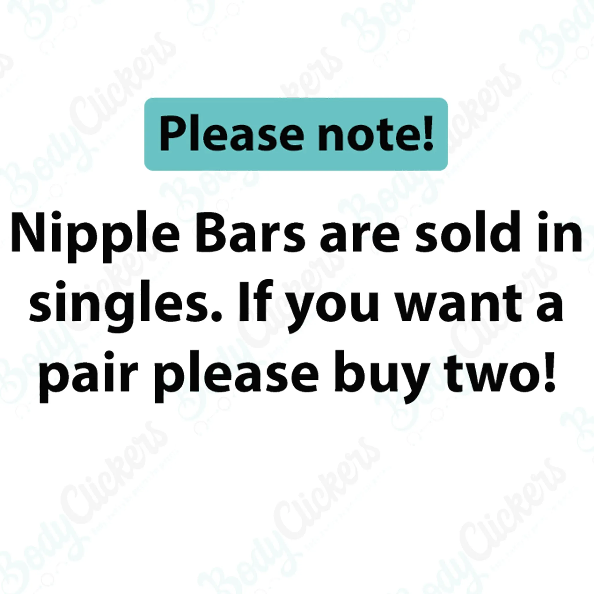 CZ Double Chain Titanium Nipple Bar 16g, 14g, 12g