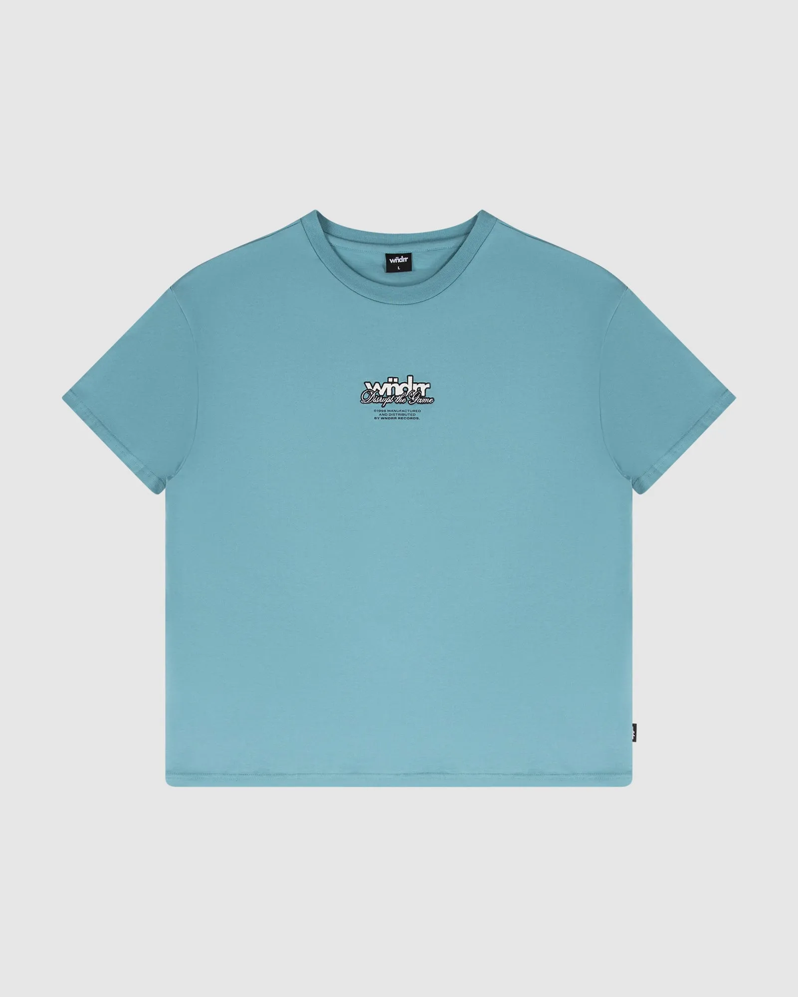 DISTURB BOX FIT TEE - DUSK BLUE