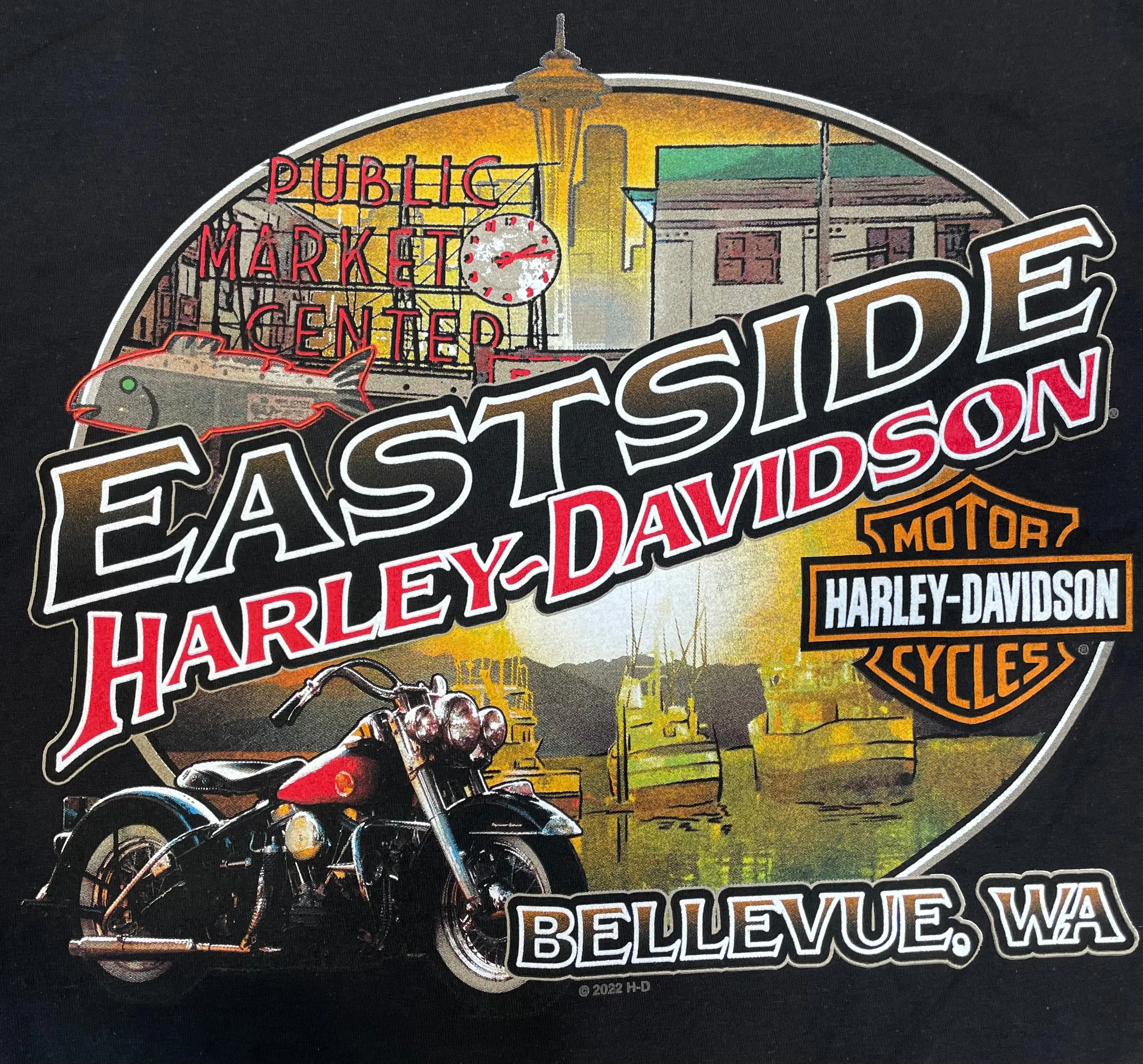 Eastside Harley-Davidson® Big Bar & Shield Long Sleeve T-Shirt SALE
