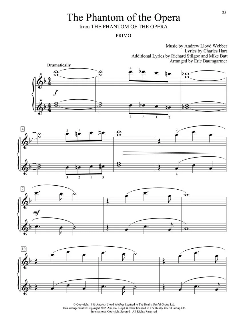 Easy Broadway Duets