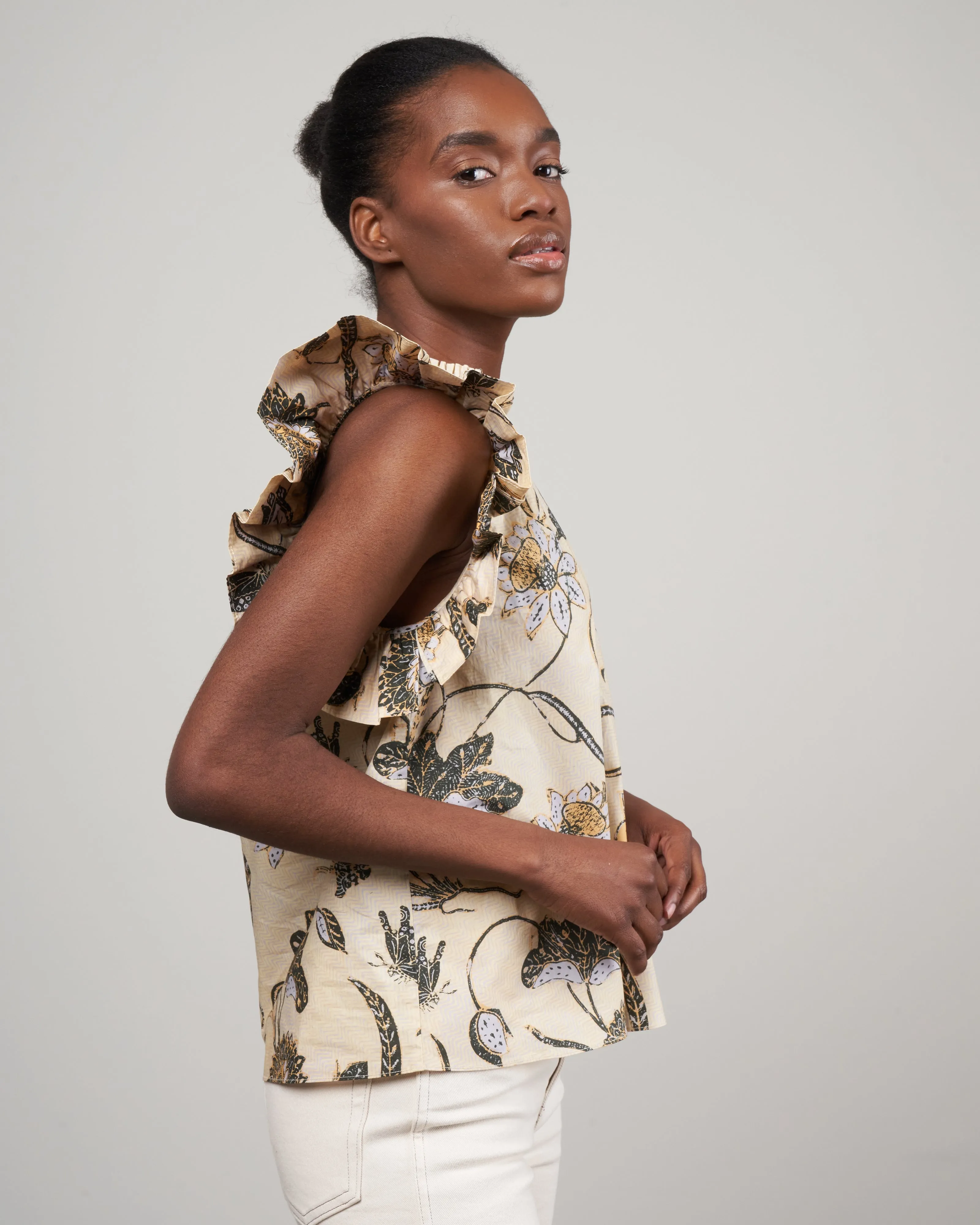 elena top - lemonbalm