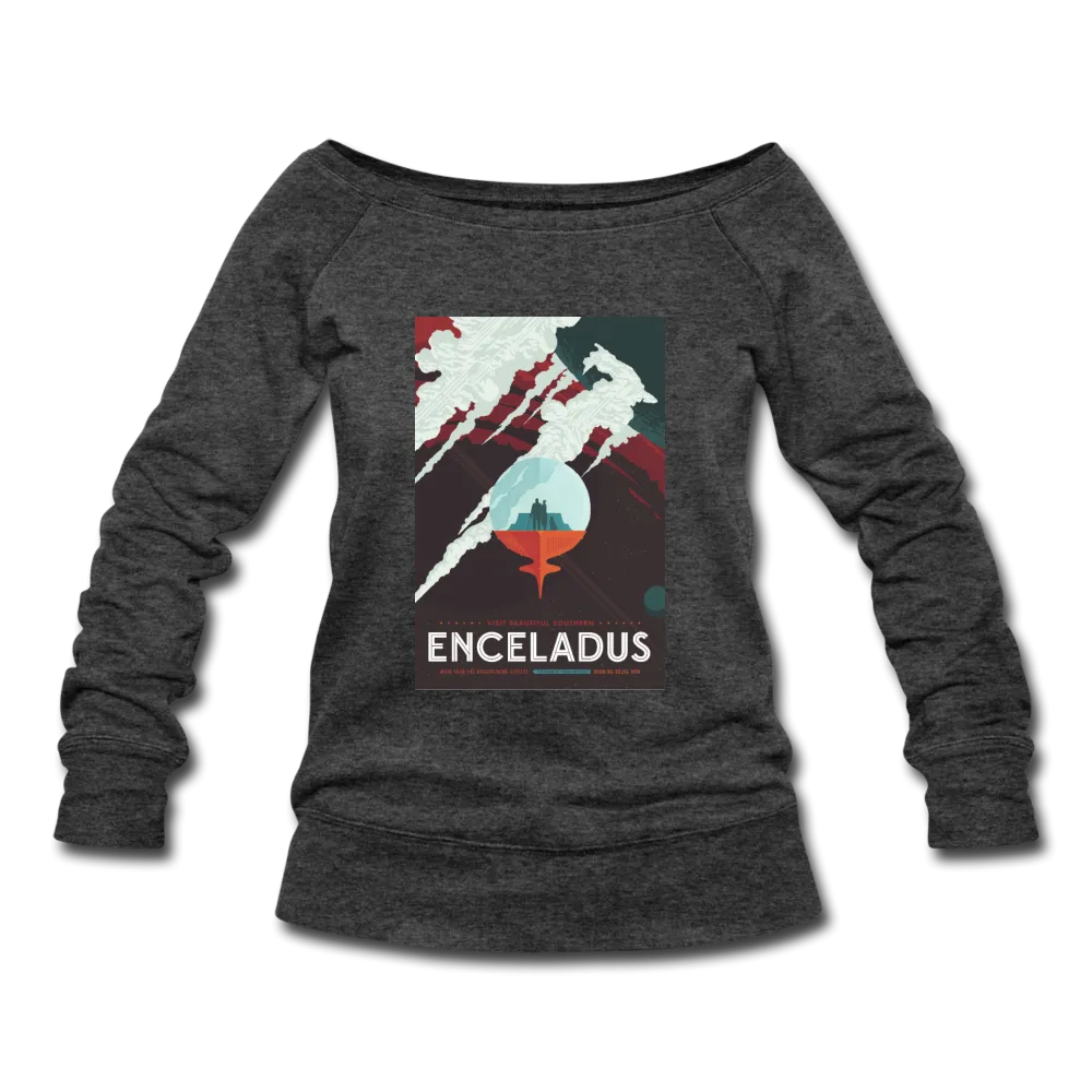 Enceladus' Icy Jets - Women's Wideneck Sweatshirt