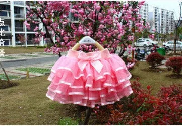 fashion girls tutu skirts baby ballerina skirt childrens chiffon fluffy pettiskirts kids Hallowmas casual tutu skirt
