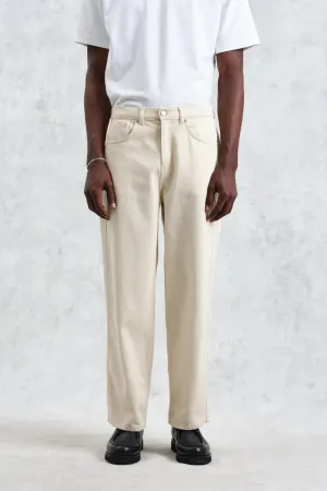 FELIX LOOSE FIT DENIM JEANS - ECRU