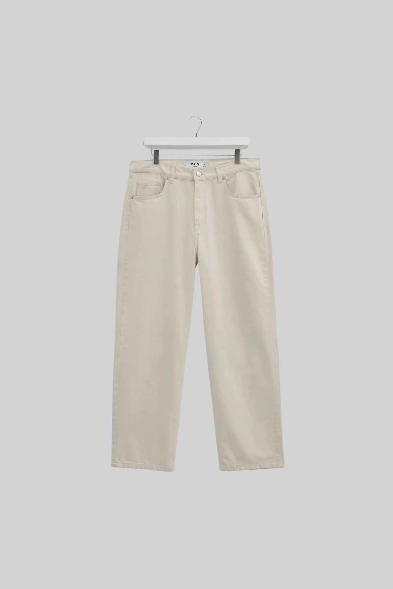 FELIX LOOSE FIT DENIM JEANS - ECRU