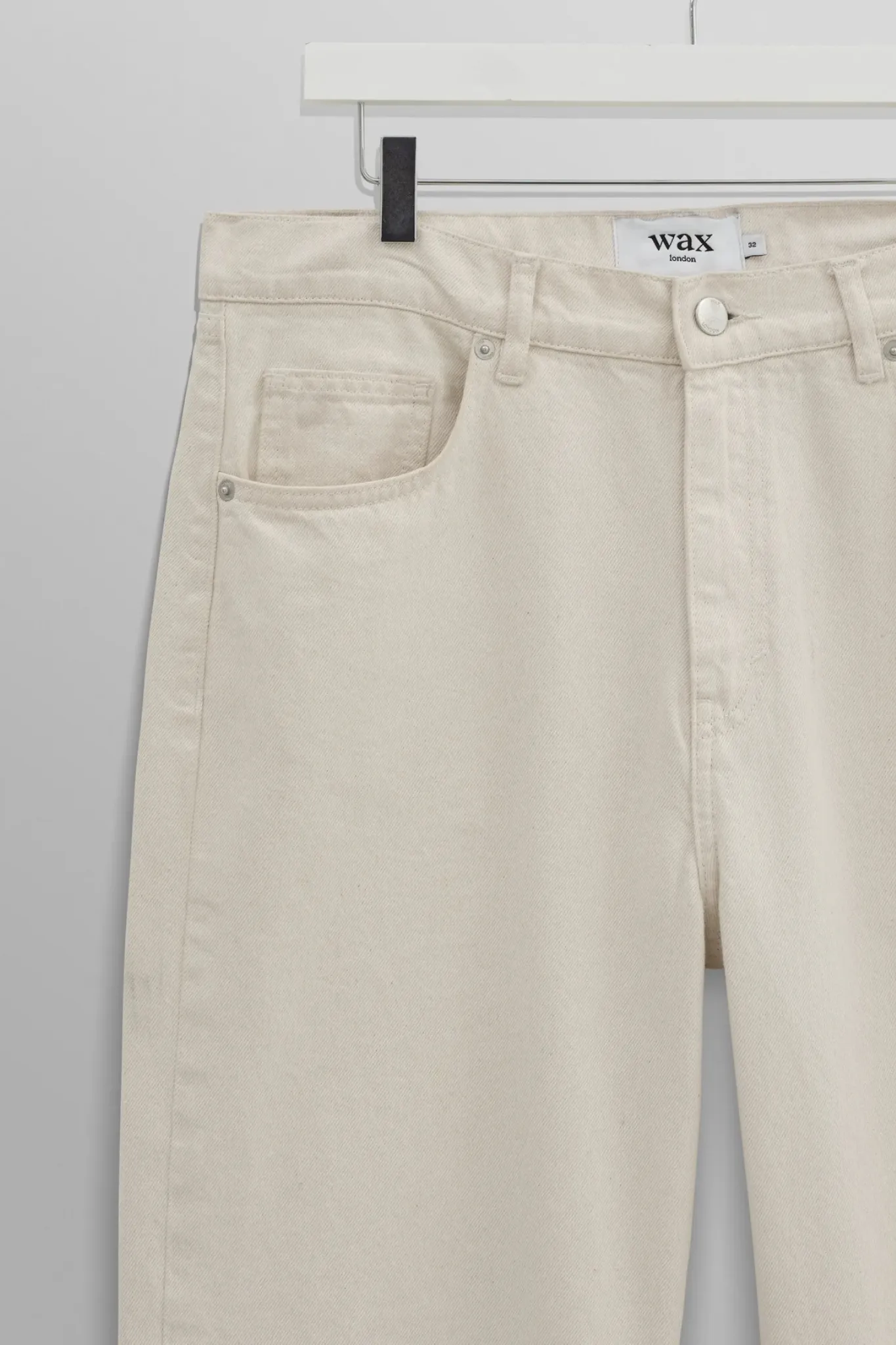 FELIX LOOSE FIT DENIM JEANS - ECRU
